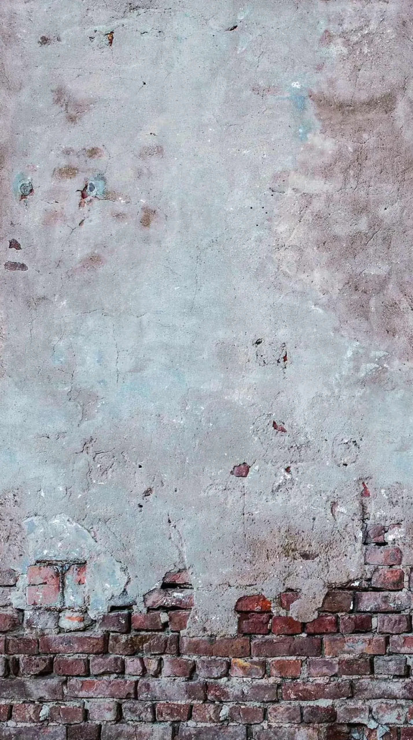 Fototapete Vlies Putz Mauer Backstein grau rot 38336-1