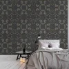 Fototapete Vlies Retro Grafik 3D schwarz weiß