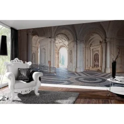 Fototapete Vlies Römische Halle beige braun