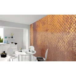 Fototapete Vlies Rost Metall Blech braun orange