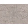 Fototapete Vlies Stadtkarte City Map grau Premium