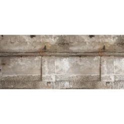 Fototapete Vlies Steinmauer Putz grau kupfer
