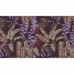 Fototapete Vlies Tropisch Blätter violett rot Premium