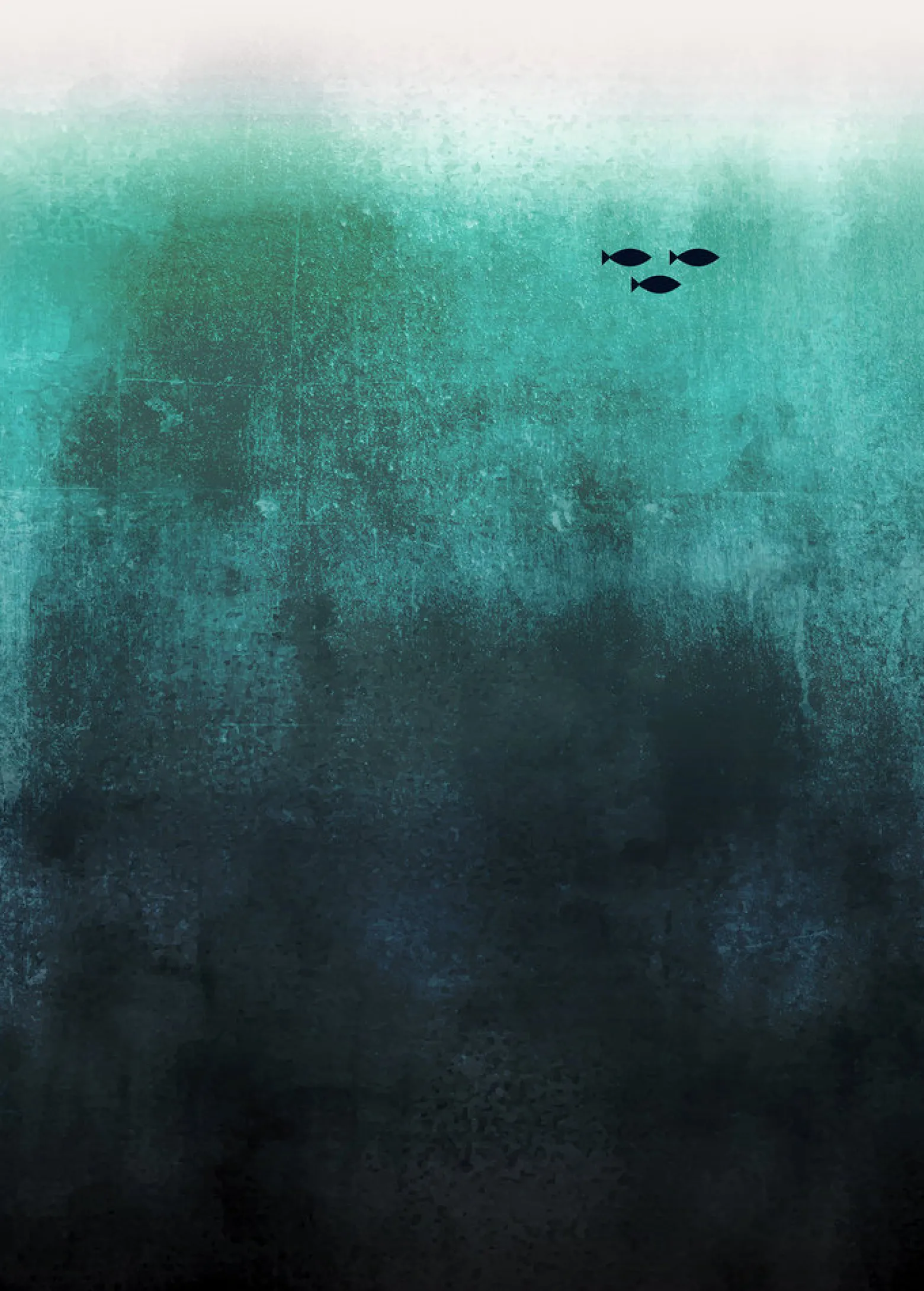 Fototapete Vlies Unterwasser Fische grün blau