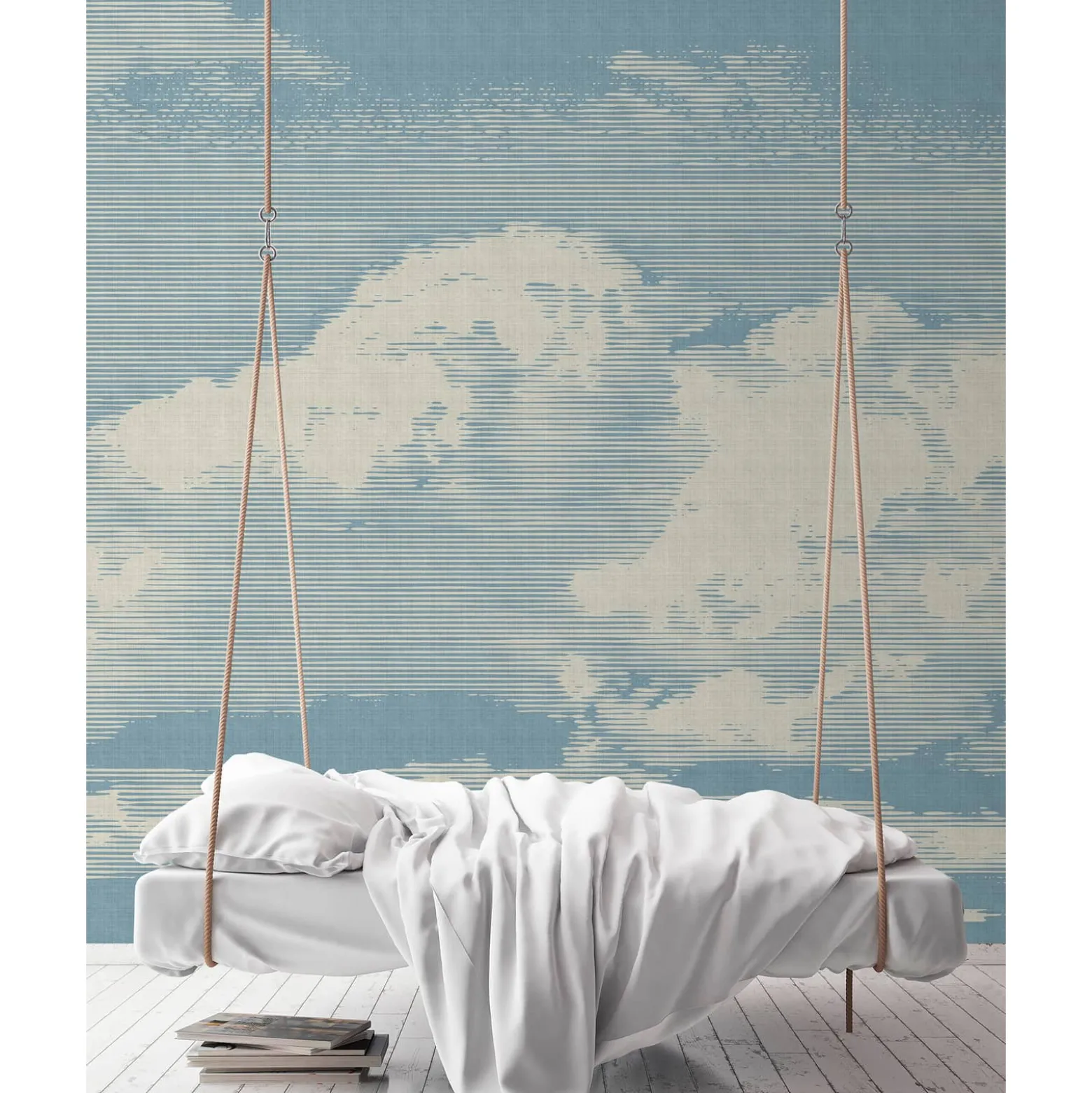 Fototapete Vlies Wolken Himmel blau weiß Premium