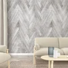 Fototapete Vlies Zick-Zack Holz-Optik grau 47248