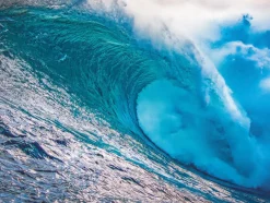 Fototapete Wellen Meer Blau Türkis Weiß ML1301