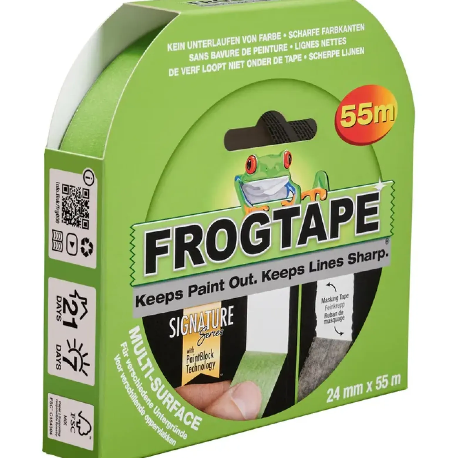 Frogtape Abklebeband Multi Surface grün 24mm x 55m
