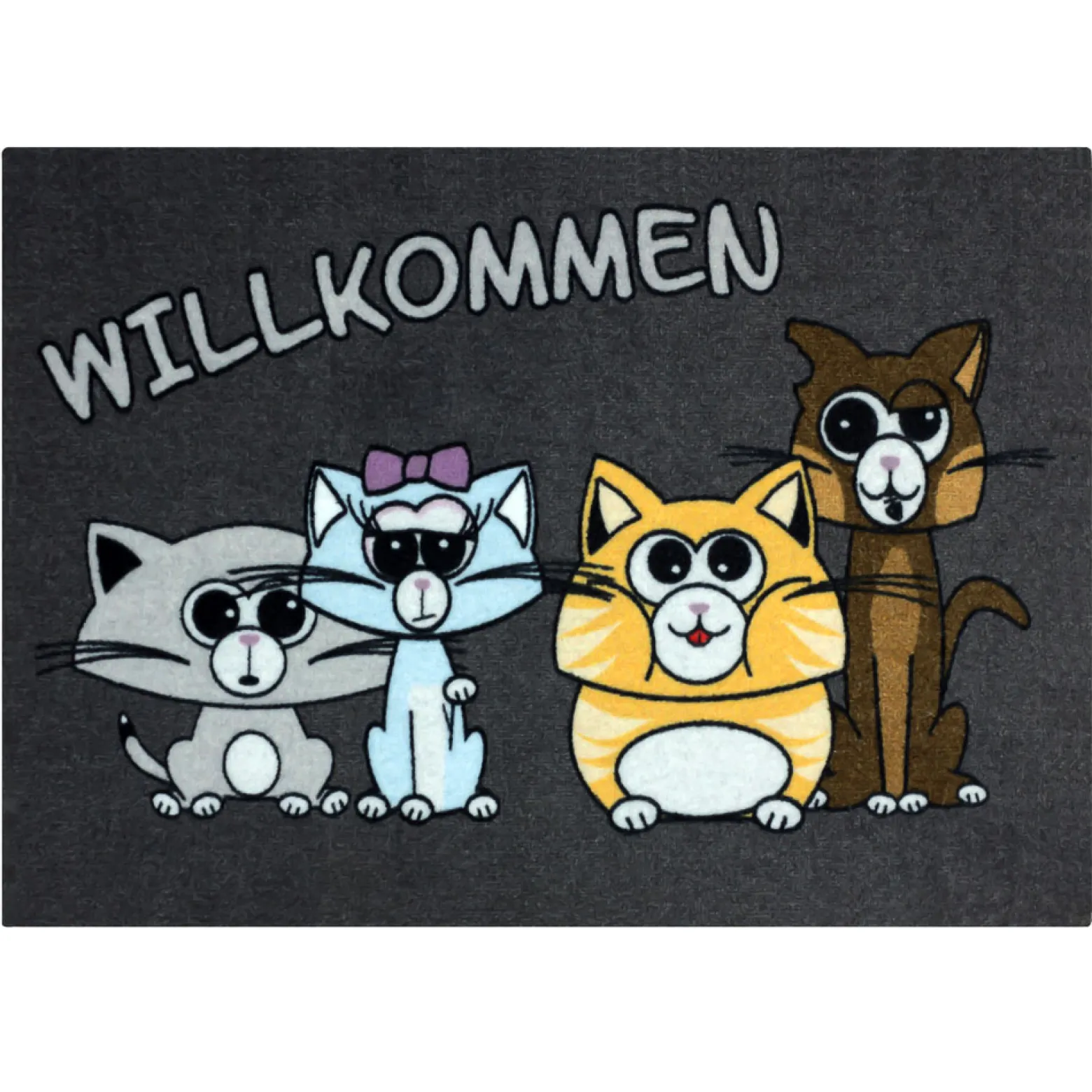 Fußmatte Türmatte Hunde Katzen 50x70cm versch. Motive
