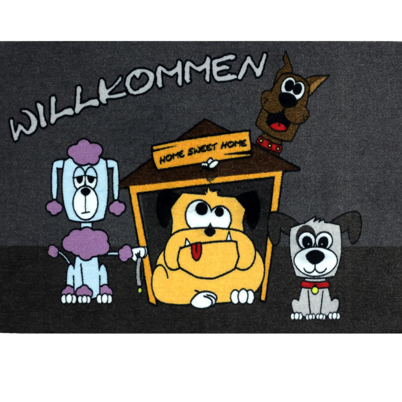 Fußmatte Türmatte Hunde Katzen 50x70cm versch. Motive