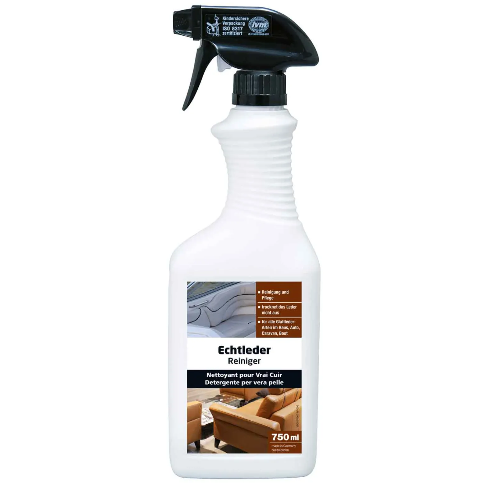 Glutoclean Echtleder Reiniger Spezialreiniger 6x750 ml