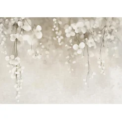 Guido Maria Kretschmer Fototapete Floral Creme Grau