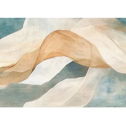 Guido Maria Kretschmer Fototapete Stoff Creme Blau Beige