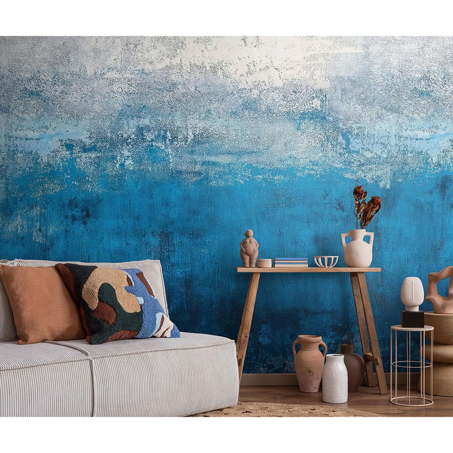 Guido Maria Kretschmer Fototapete Abstrakt Blau Grau