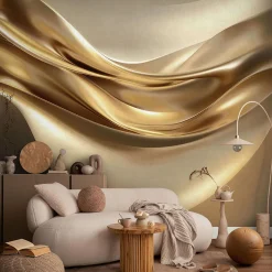 Guido Maria Kretschmer Fototapete Stoffoptik Gold