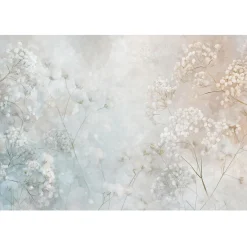 Guido Maria Kretschmer Fototapete Blumen Blau Beige