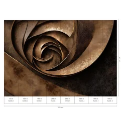 Guido Maria Kretschmer Fototapete Grafik Braun Gold