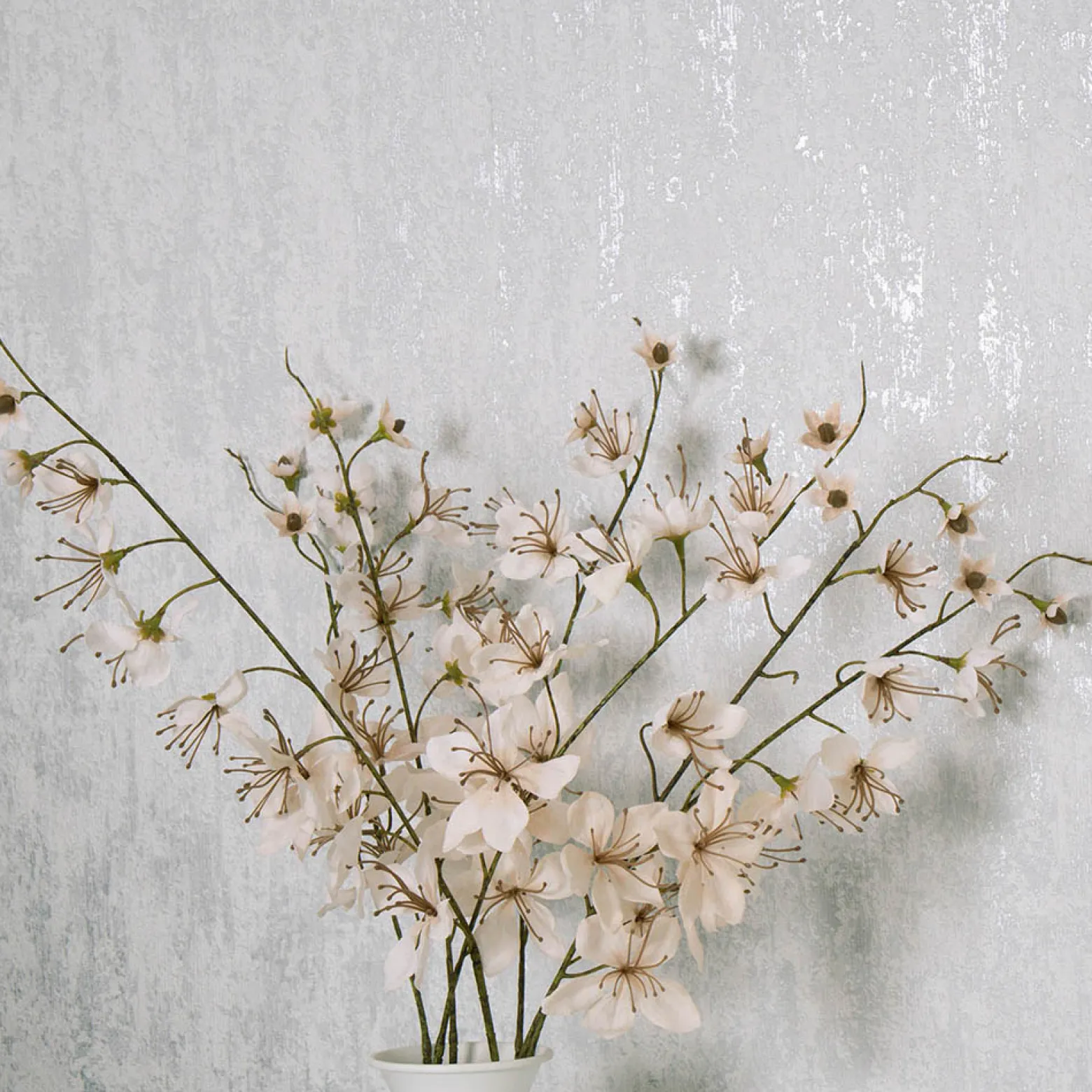 Guido Maria Kretschmer Tapete Putzoptik Grau Metallic