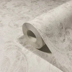 GZSZ Vliestapete Barock Shabby Beige Metallic 34812