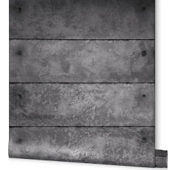 GZSZ Vliestapete Beton Optik Steine Anthrazit 34861