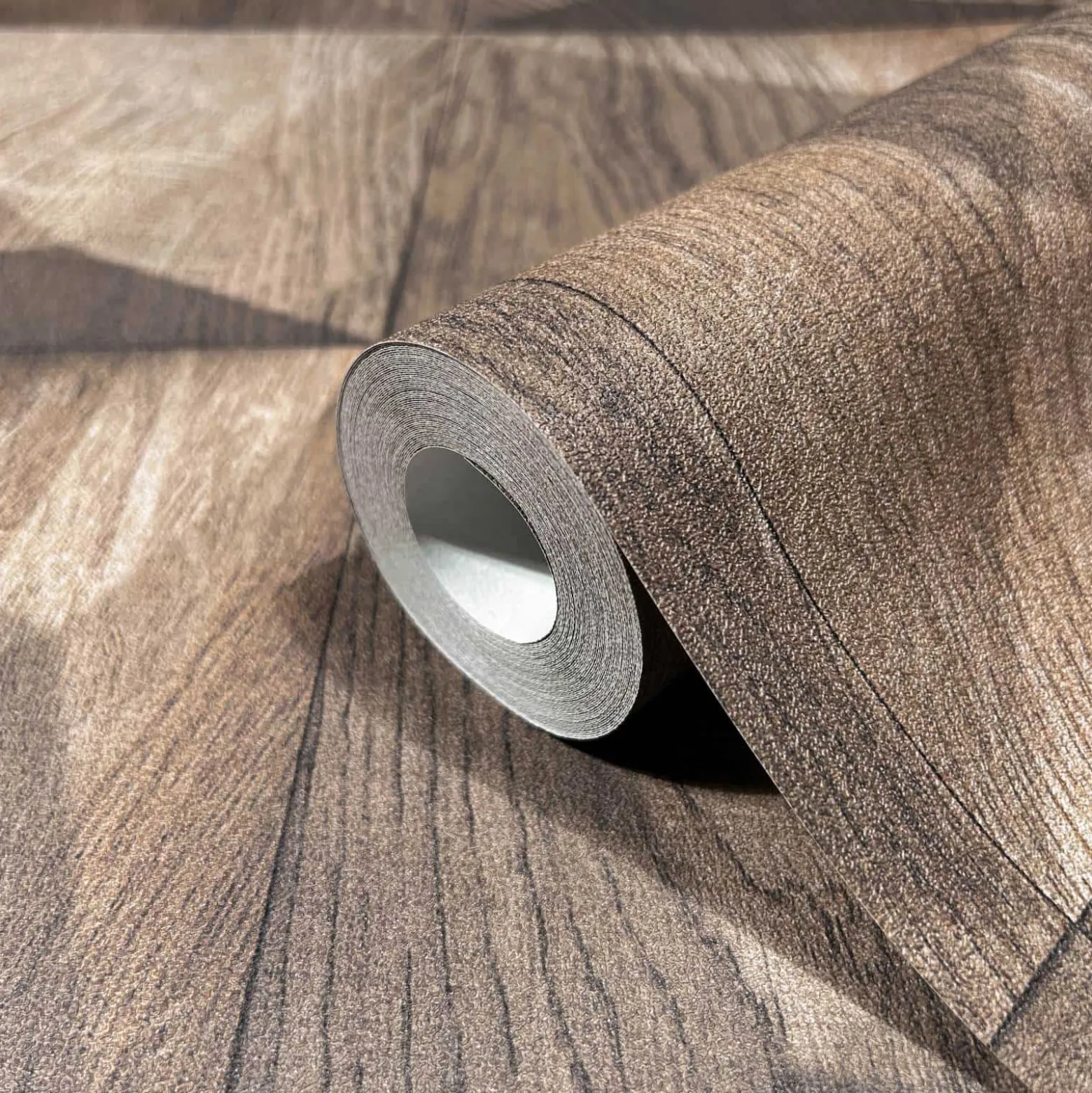 GZSZ Vliestapete Holz Optik Braun Beige 34852