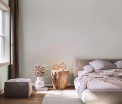 GZSZ Vliestapete Putz Optik Uni Hellgrau Glitzer 34824