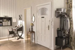GZSZ Vliestapete Streifen Shabby Beige Metallic 34818