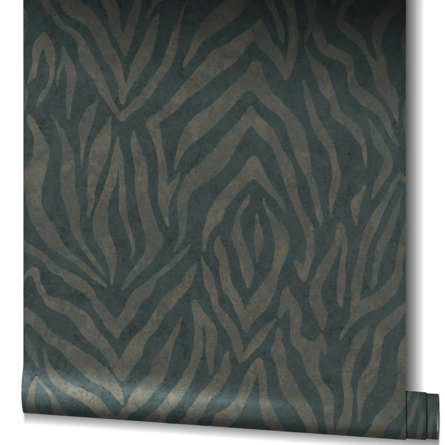 GZSZ Vliestapete Zebra Schwarz Bronze Metallic 34817