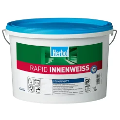 Herbol Rapid Innenweiß Wandfarbe Dispersionsfarbe 12,5 L