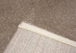 Hochflor Teppich einfarbig braun pflegeleicht Astra Samoa