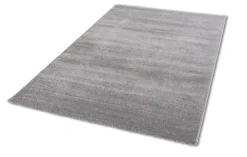 Hochflor Teppich Schöner Wohnen einfarbig hellgrau Joy