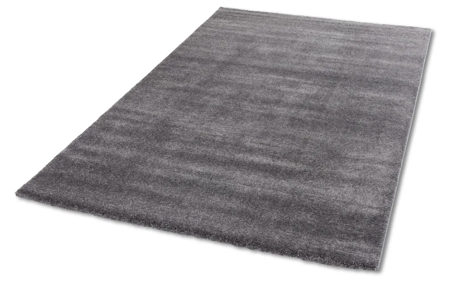 Hochflor Teppich Schöner Wohnen einfarbig grau Joy