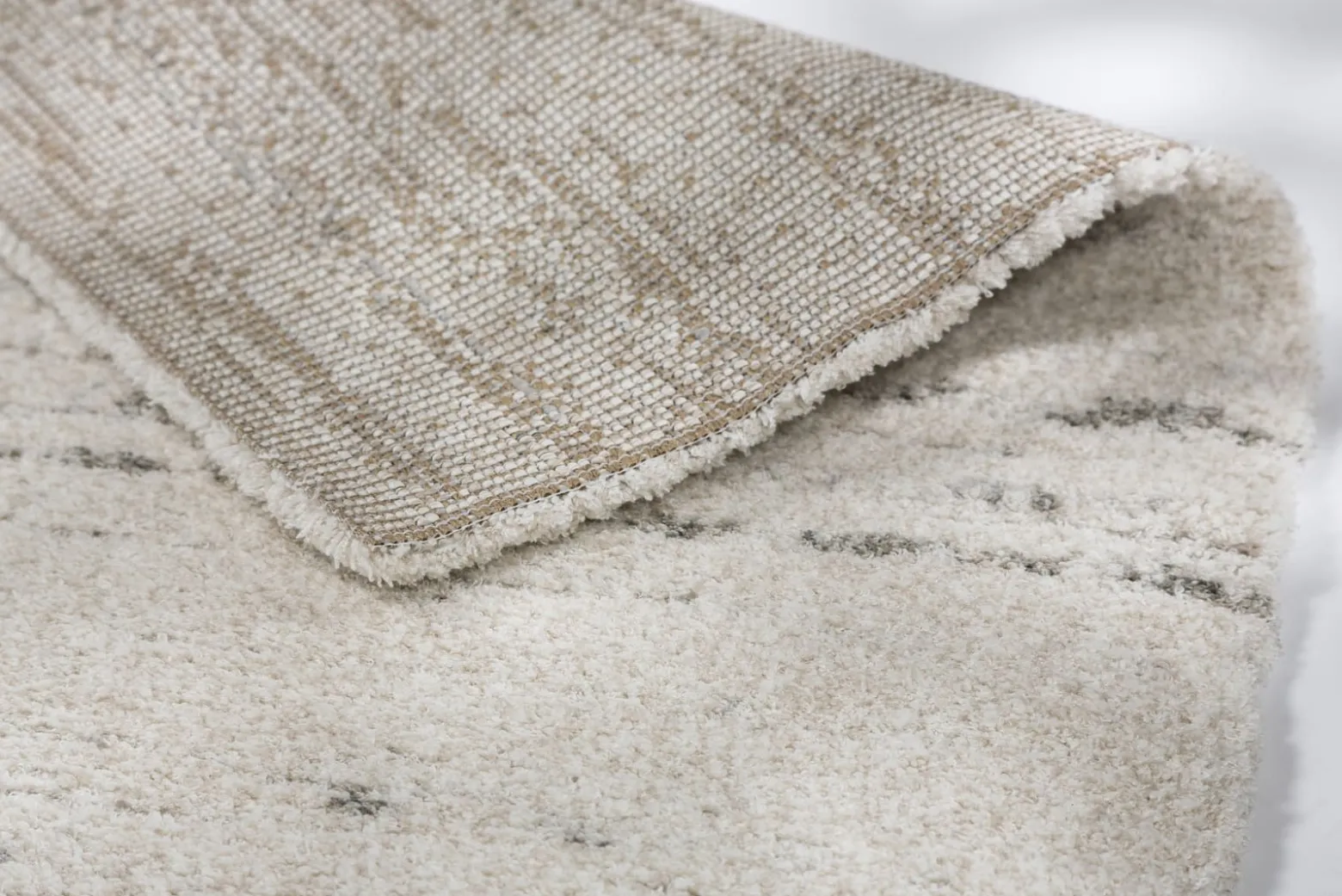 Hochflor Teppich Schöner Wohnen einfarbig creme Amaze