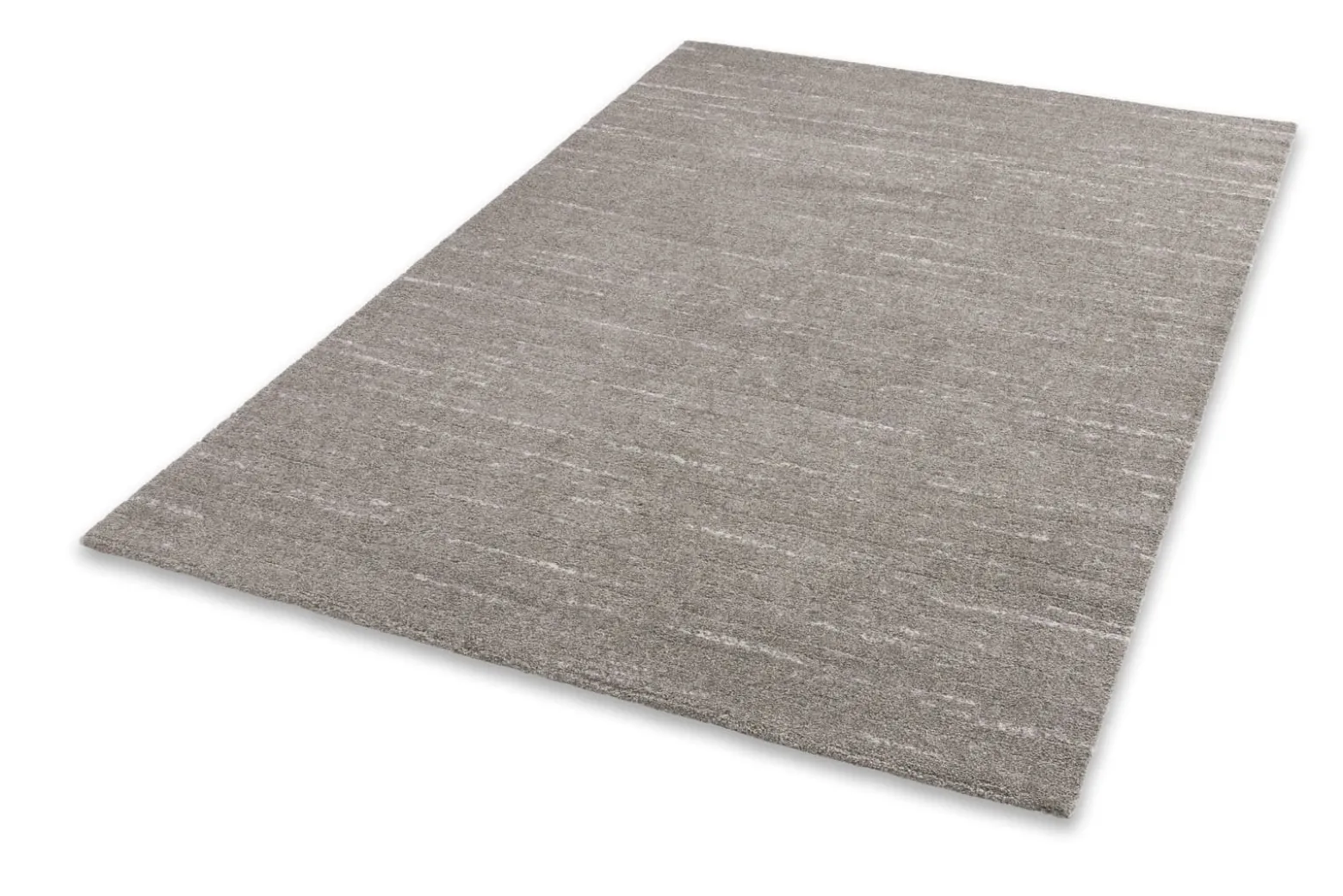 Hochflor Teppich Schöner Wohnen einfarbig grau Amaze