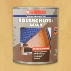Holzschutzlasur kiefer 750ml Lasur Wetterschutz Wilckens