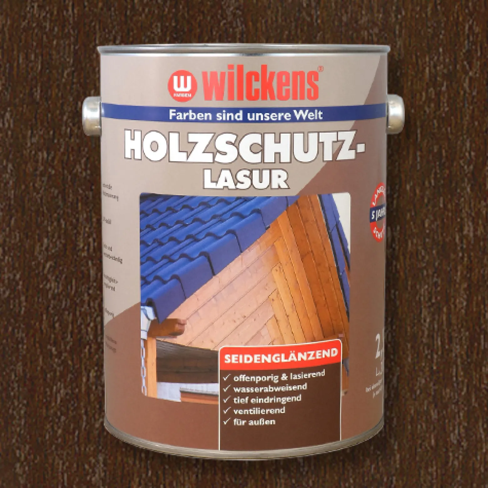 Holzschutzlasur 2,5l Lasur Wetterschutz Wilckens 6 Farben
