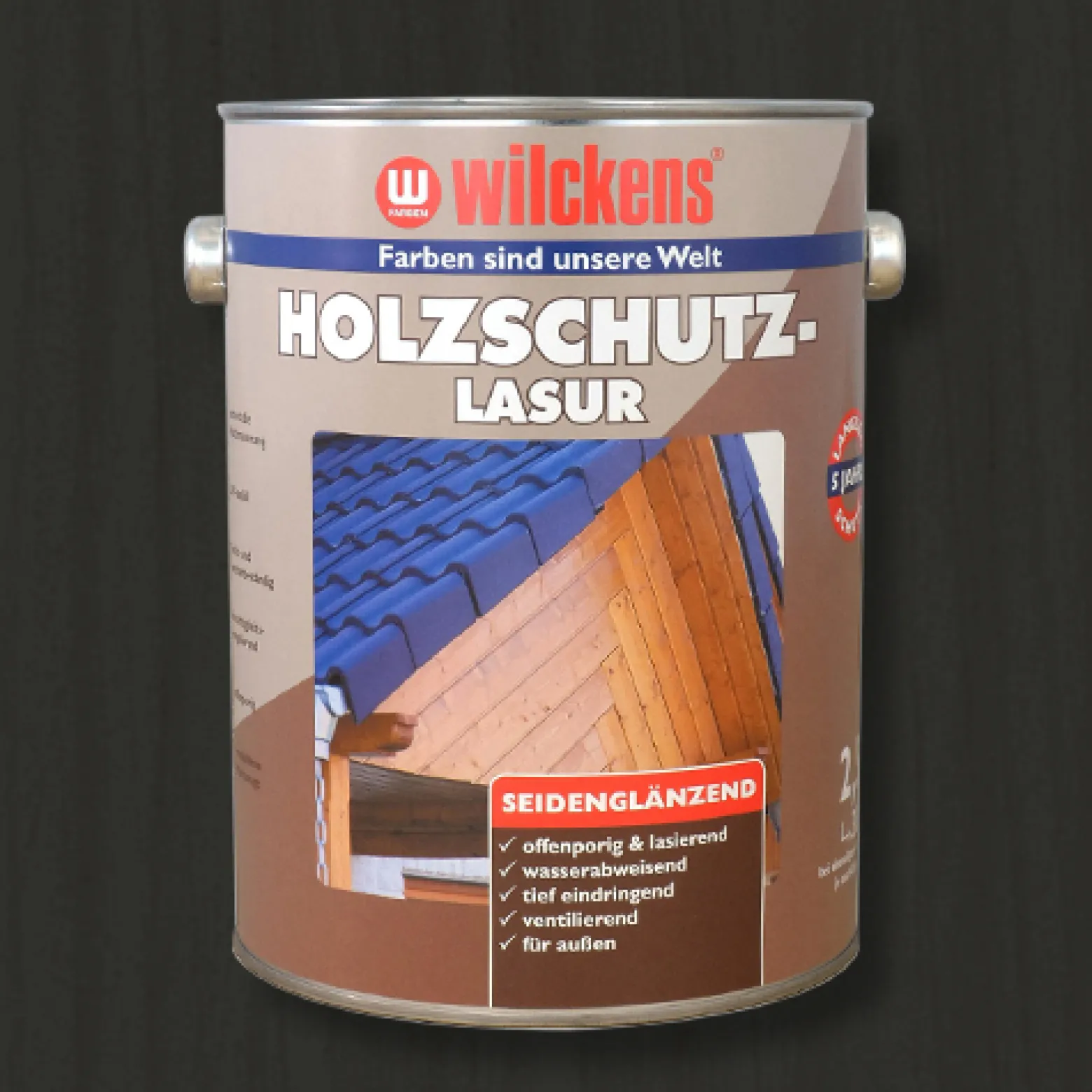 Holzschutzlasur 2,5l Lasur Wetterschutz Wilckens 6 Farben