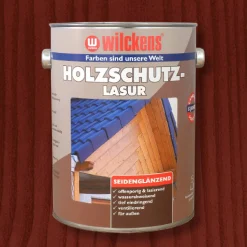 Holzschutzlasur mahagoni 5l Lasur Wetterschutz Wilckens