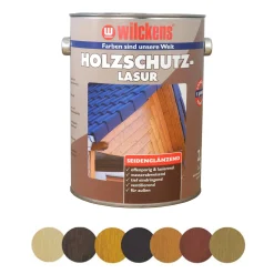 Holzschutzlasur 750ml Wetterschutz Wilckens 7 Farben
