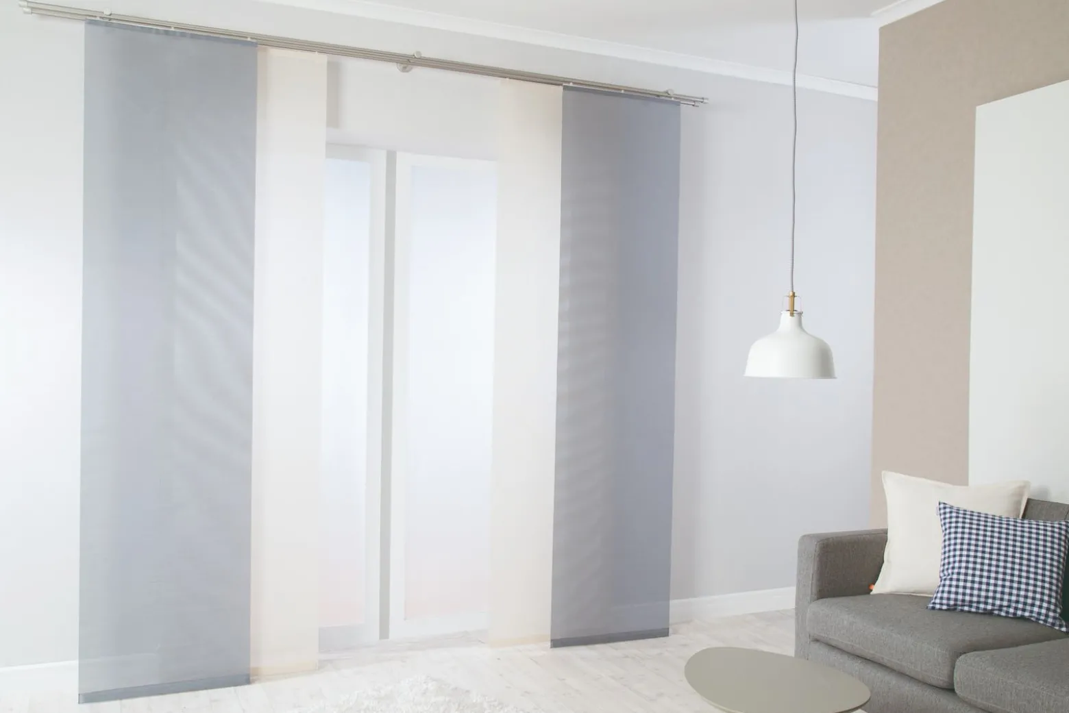Homing Flächenvorhang Manhattan silber 5802-31