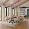 Homing Ösenschal Alex creme uni Halbtransparent 8294-15