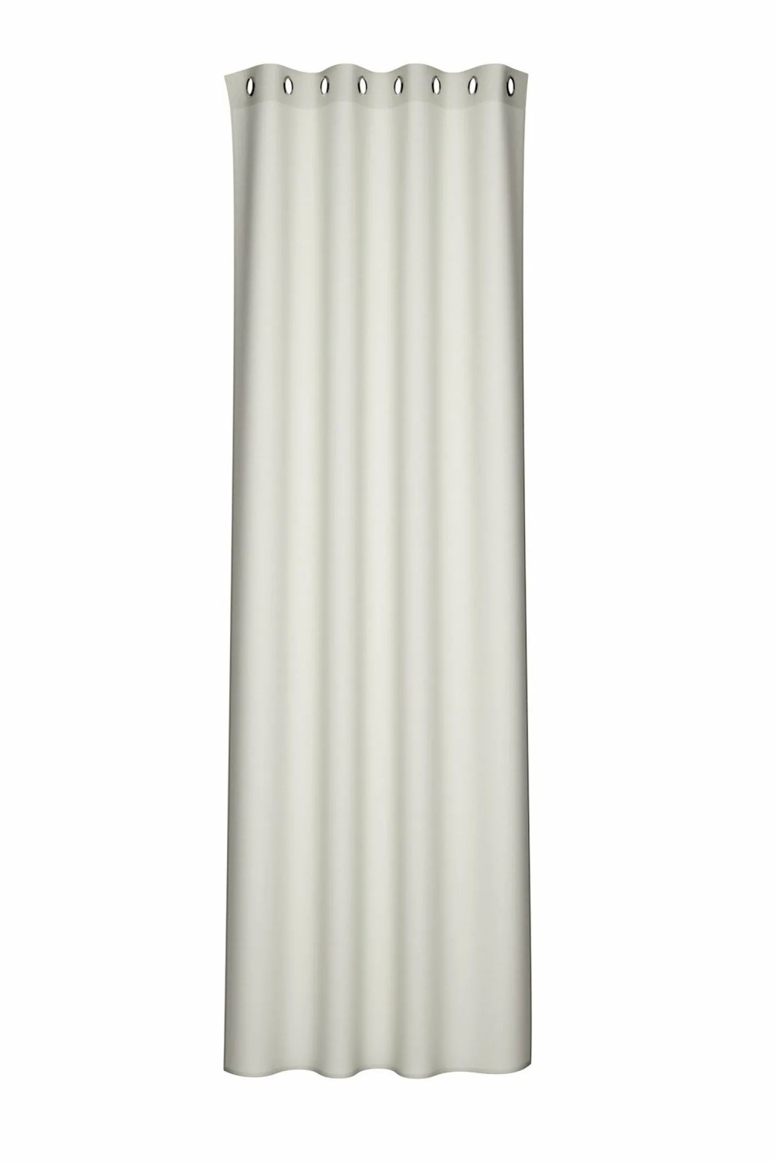 Homing Ösenschal Alex creme uni Halbtransparent 8294-15