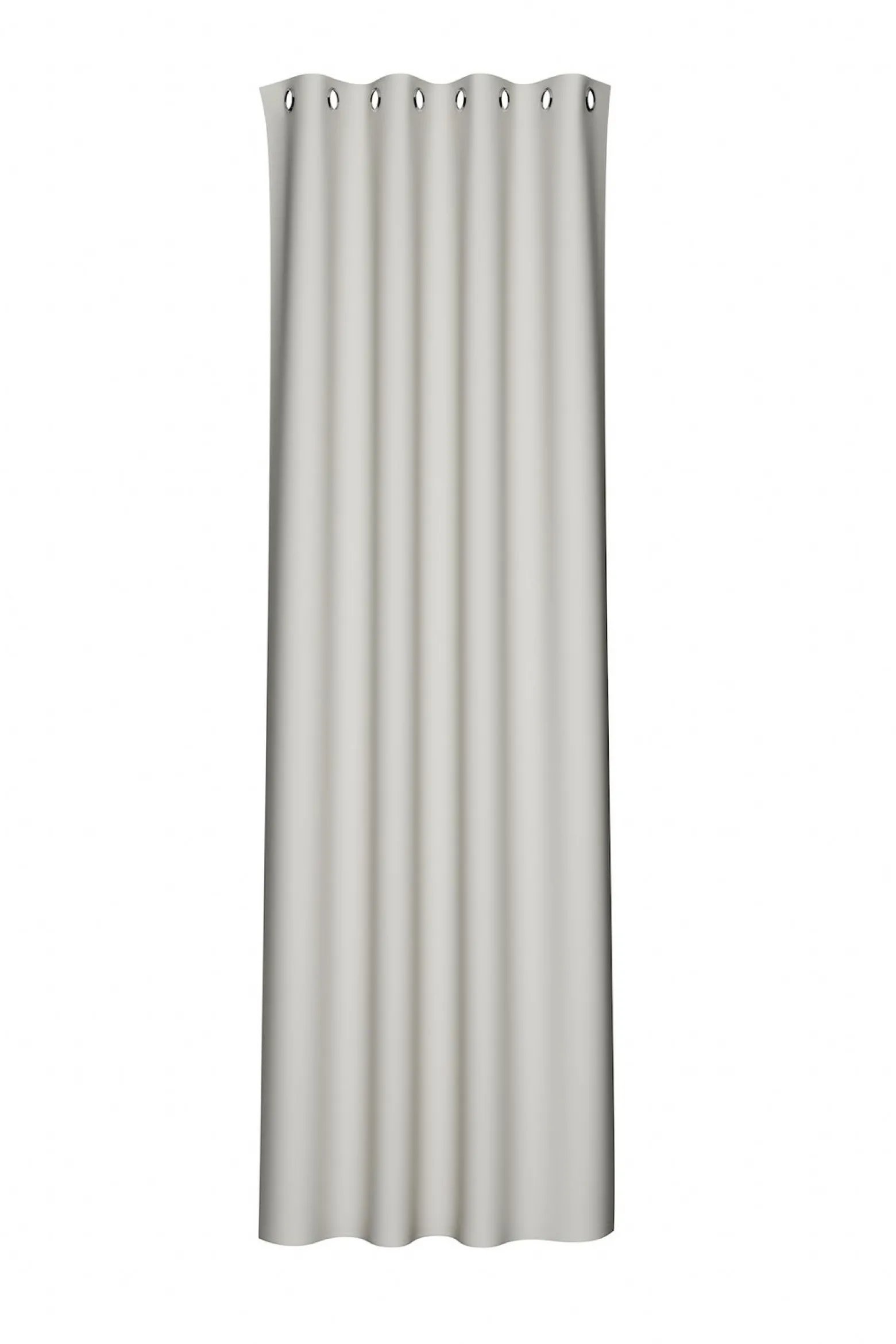 Homing Ösenschal Mia offwhite Uni blickdicht 8263-08