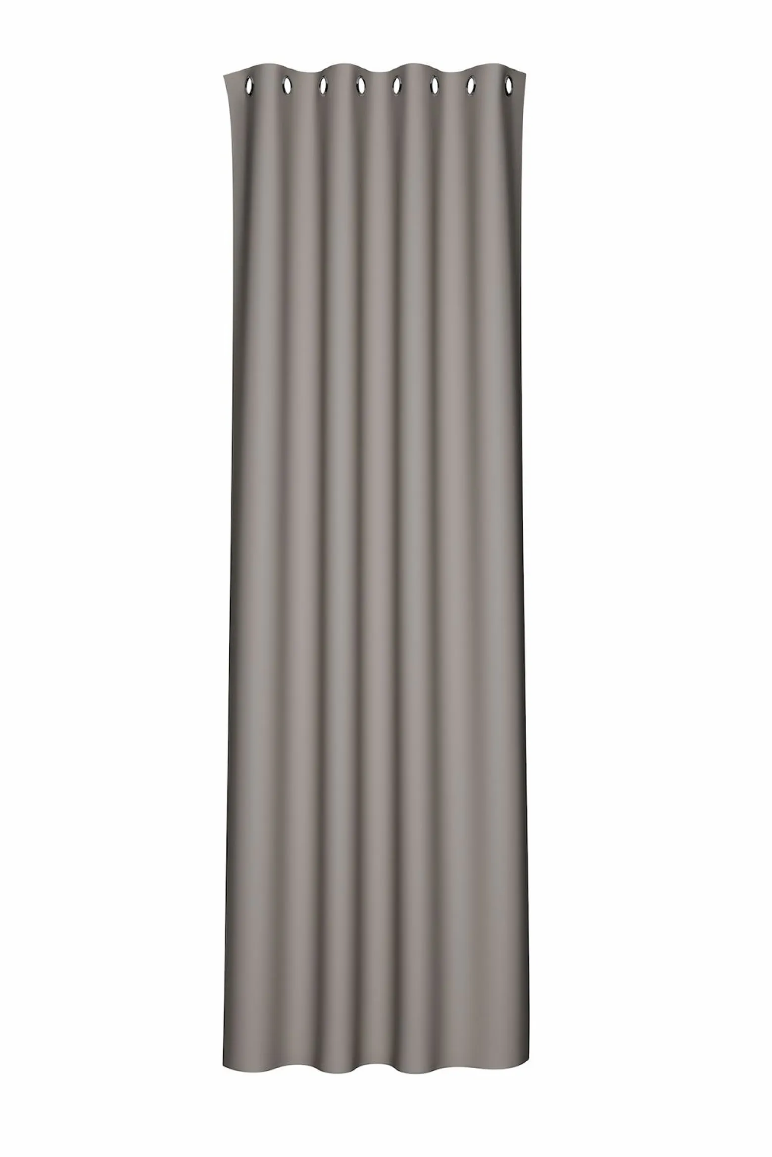 Homing Ösenschal Mia stein Uni blickdicht 8263-15