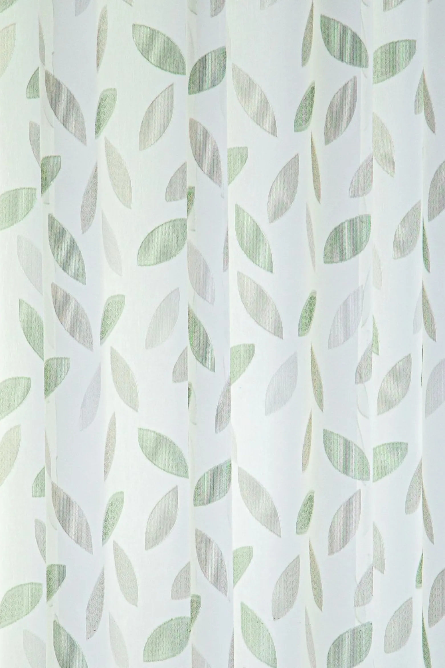 Homing Vorhang Schlaufe Keela grün-grau Floral 5083-10