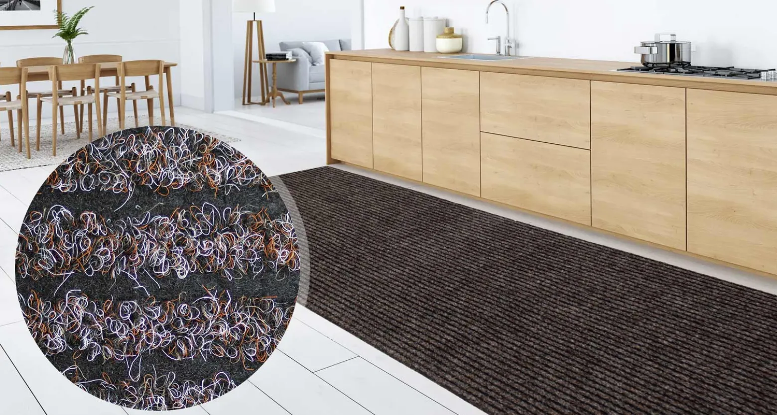 Küchenläufer Granada Plus 80 cm 5 Farben | Wunschmaß