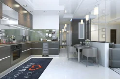 Küchenläufer Küchenteppich Cooking with Love | waschbar
