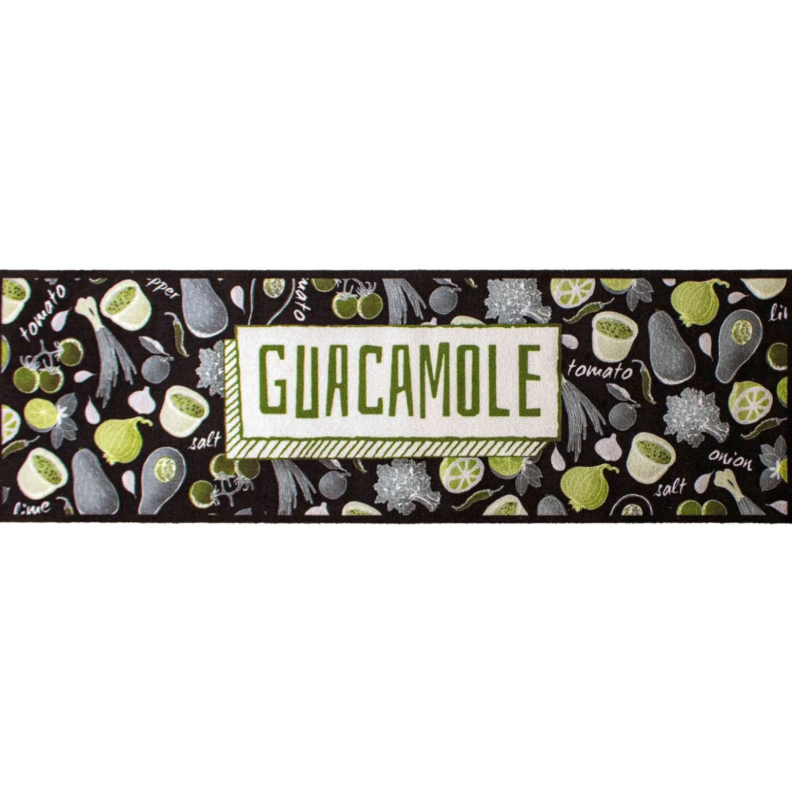 Küchenläufer Küchenteppich Guacamole waschbar
