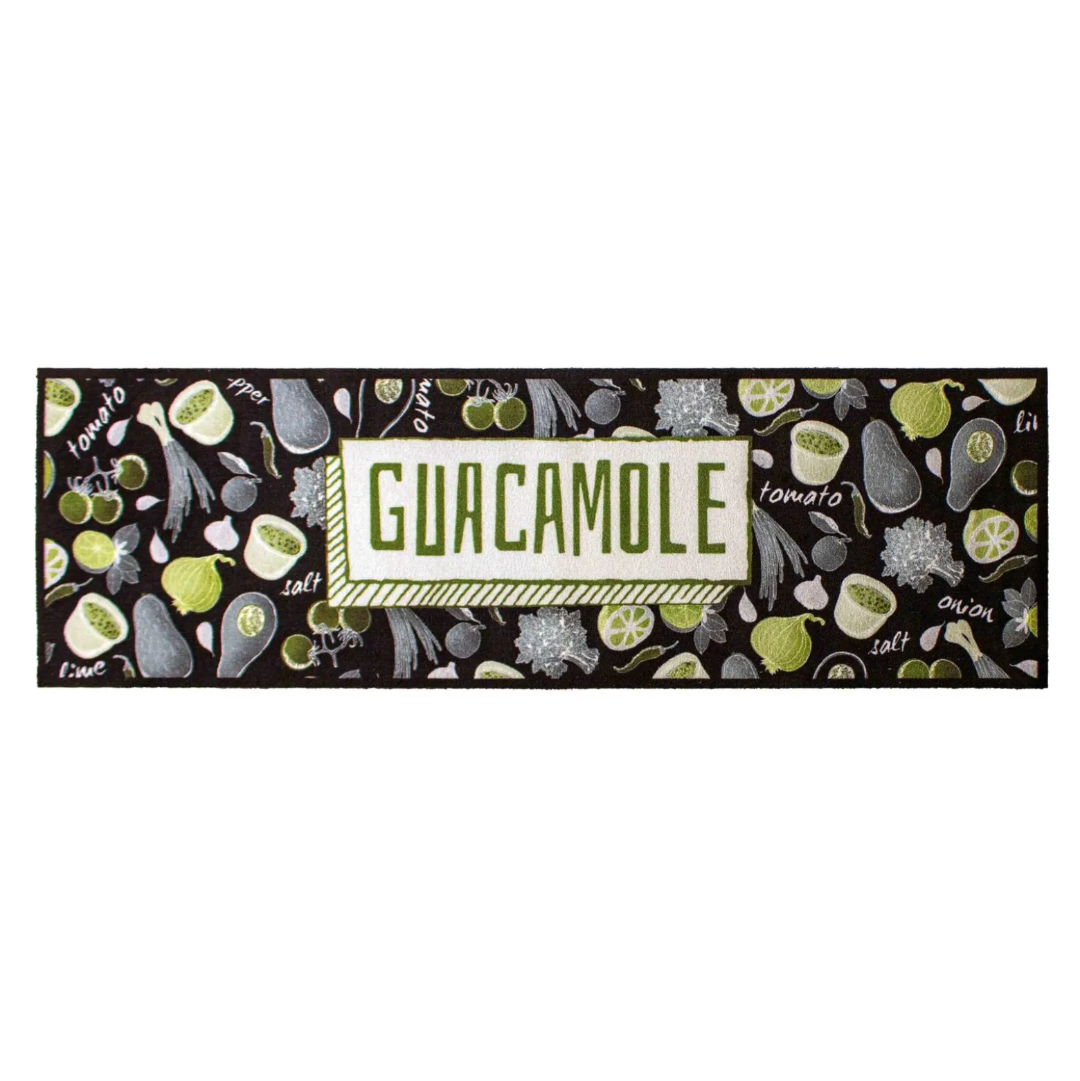 Küchenläufer Küchenteppich Guacamole waschbar