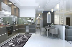 Küchenläufer Küchenteppich Kaffee Cafe Coffee | waschbar